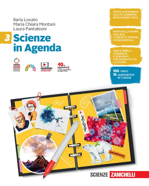 Scienze in Agenda. Per la Scuola media. Con e-book. Con espansione online (Vol. 3) Professional & Reference Books