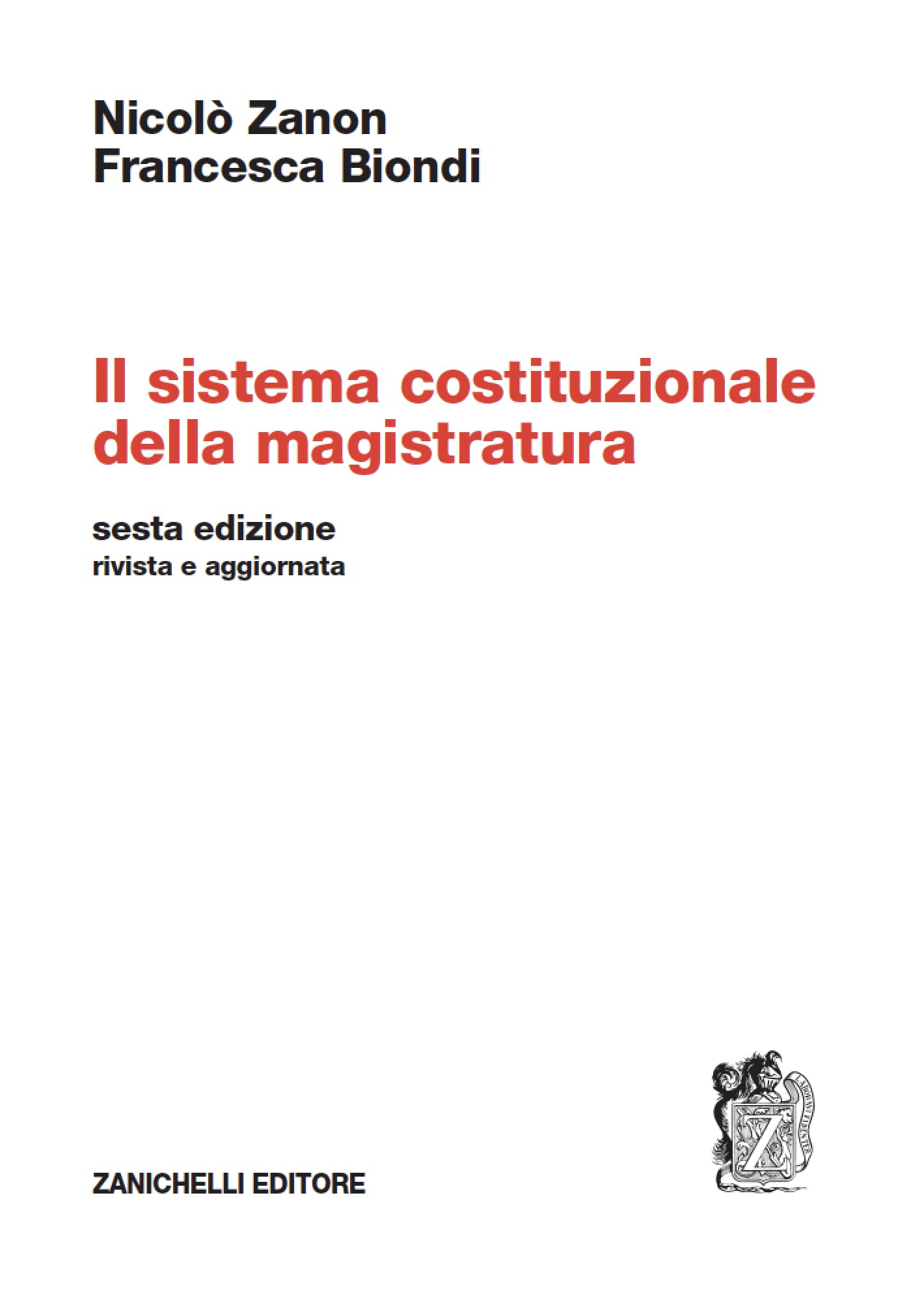 Il sistema costituzionale della magistratura book
