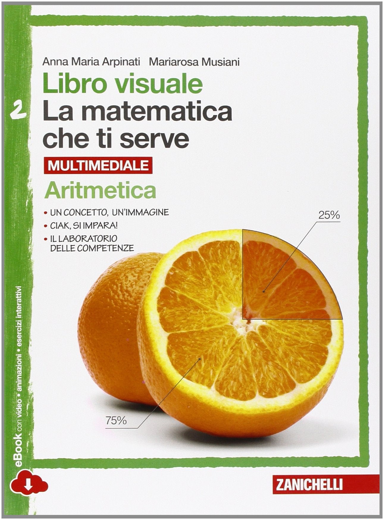 Libro visuale la matematica che ti serve. Aritmetica 2-Geometria 2. Per la Scuola media. Con e-book. Con espansione online book