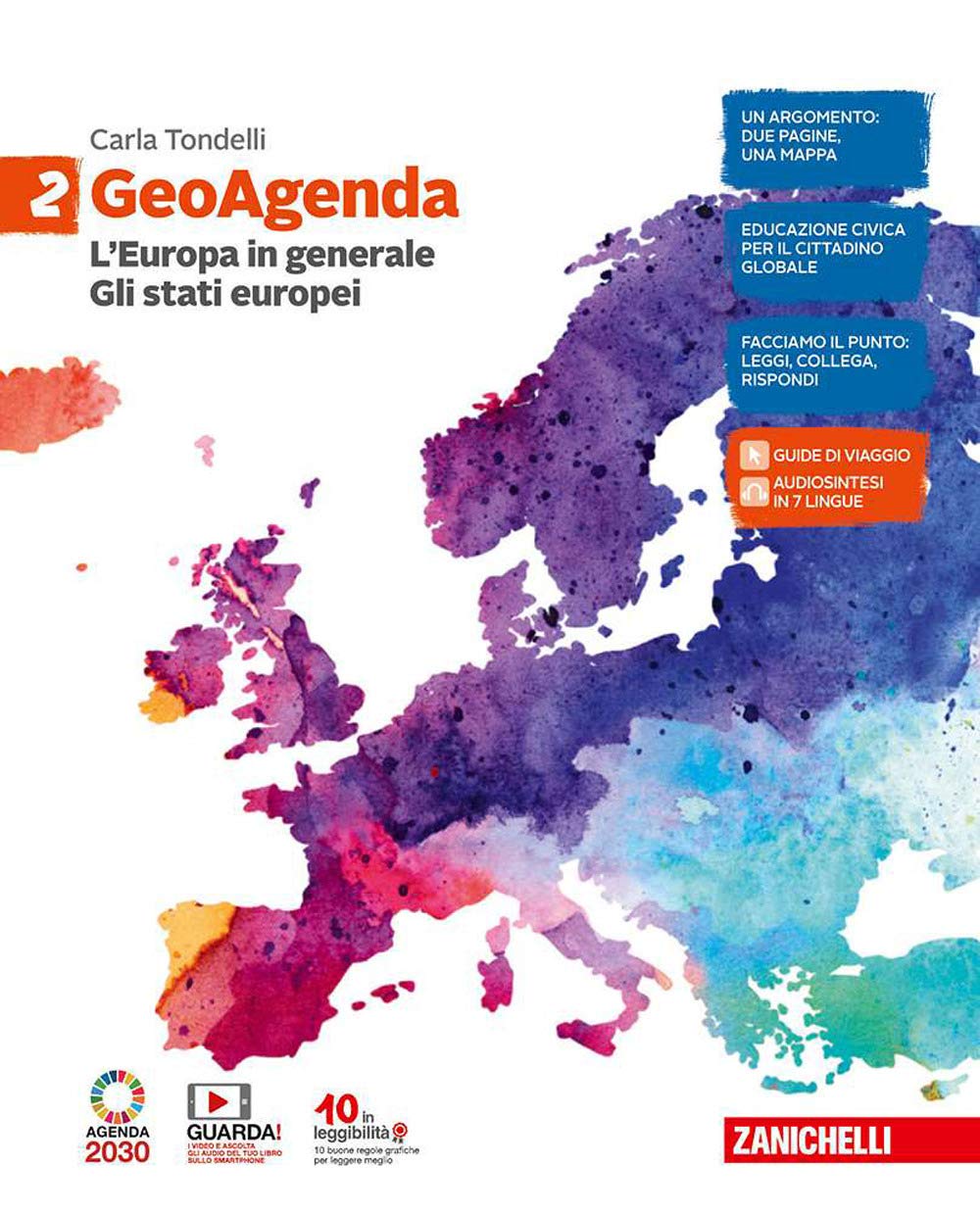 GeoAgenda. Per la Scuola media. Con e-book. Con espansione online. L' Europa in generale. Gli Stati europei (Vol. 2) Study Guides