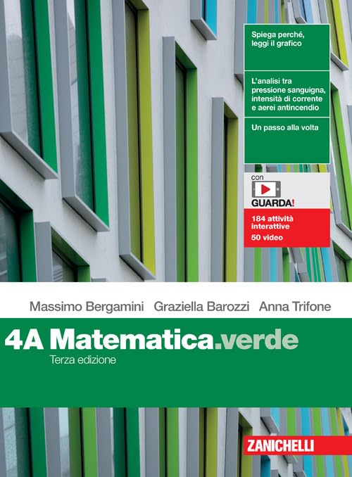 Matematica.verde. Per le Scuole superiori. Con e-book. Con espansione online (Vol. 4A-4B) Professional & Reference Books