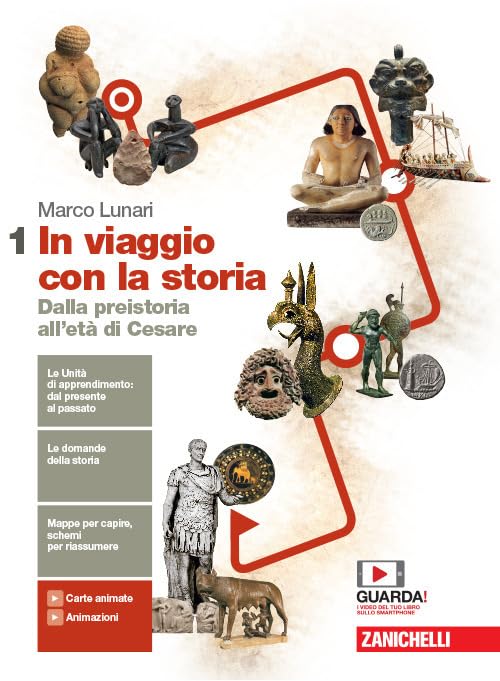 In viaggio con la storia. Per le Scuole superiori. Con e-book. Con espansione online. Dalla preistoria all'età di Cesare (Vol. 1) Study Guides