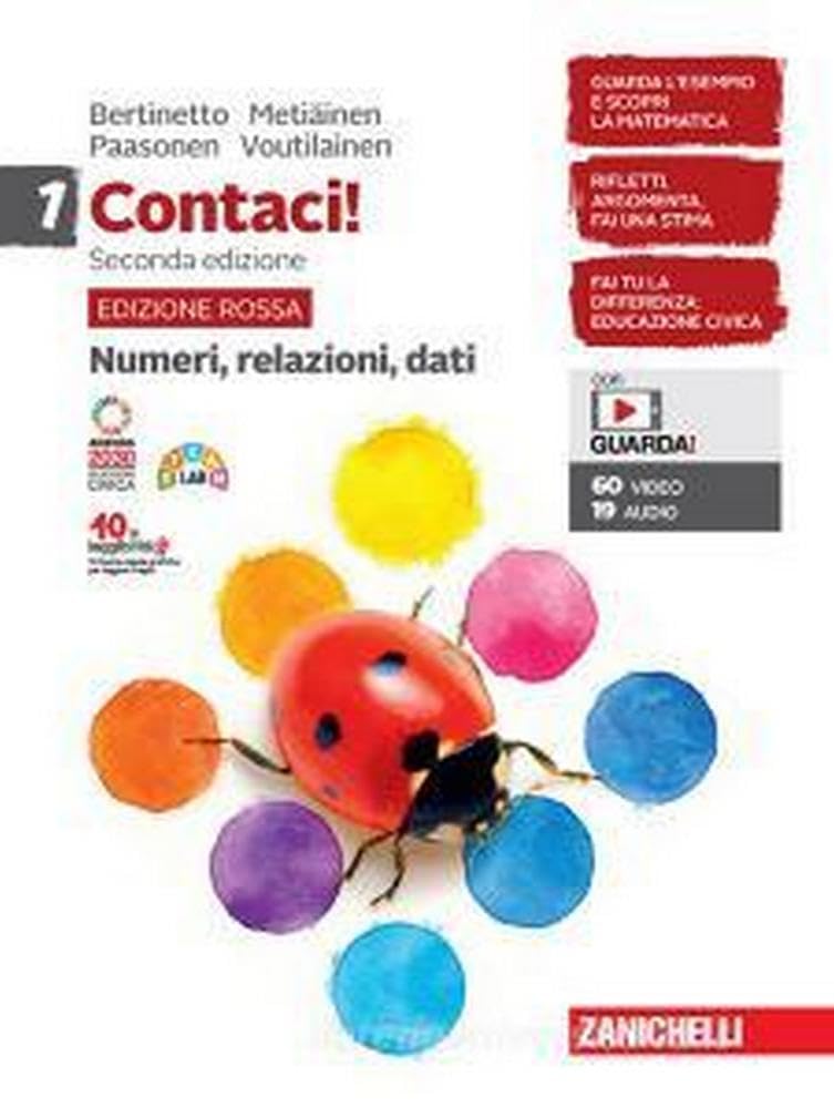 Contaci! Ediz. rossa. Con Numeri, relazioni, dati, Misure, spazio e figure e Tavole numeriche. Per la Scuola media. Con e-book. Con espansione online (Vol. 1) Professional & Reference Books