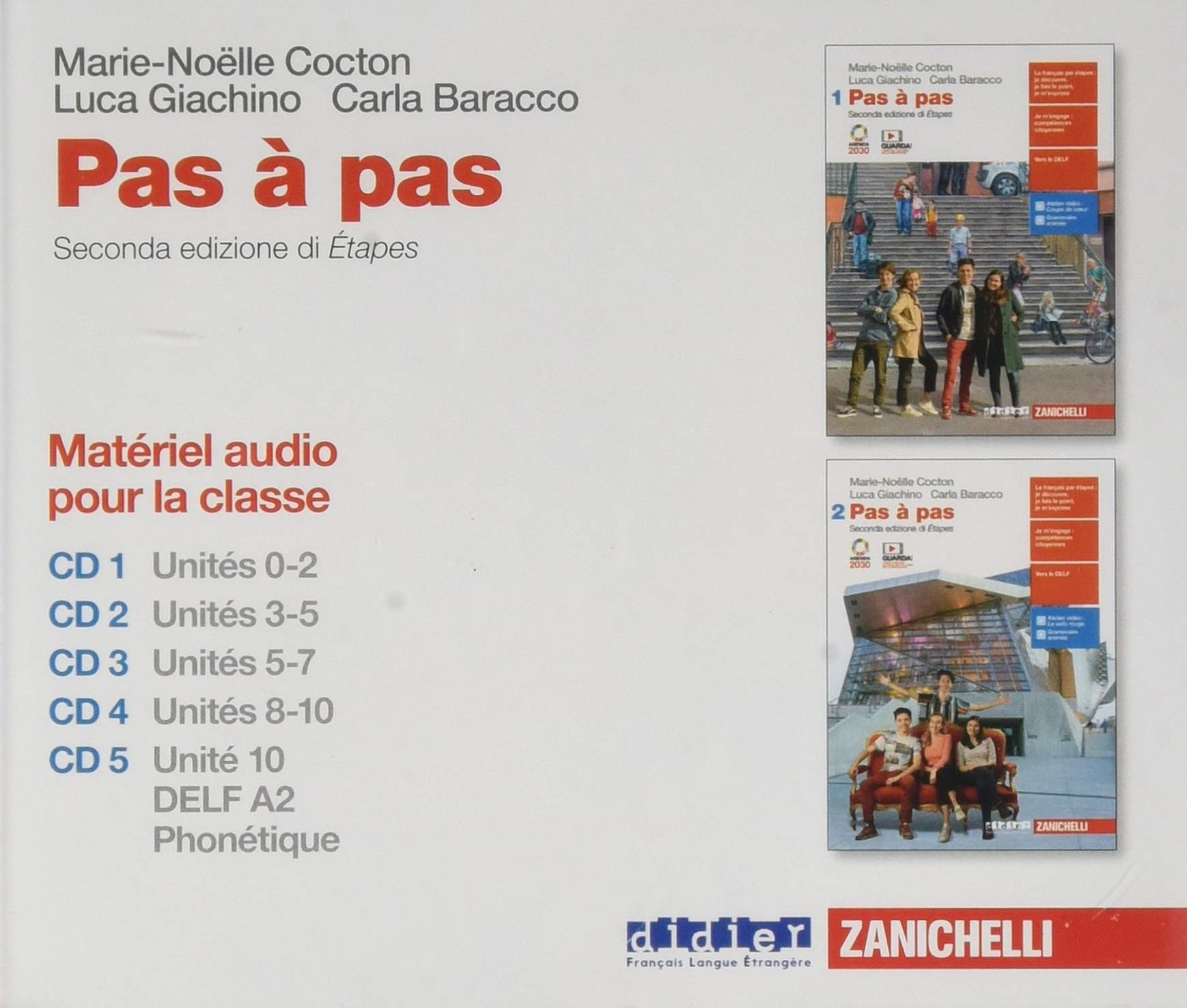 Pas à pas. Confezione 10 CD audio per la classe. Per le Scuole superiori cd