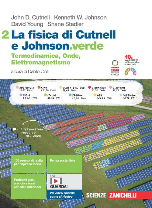 La fisica di Cutnell e Johnson.verde. Per le Scuole superiori. Con e-book. Con espansione online. Termodinamica, Onde, Elettromagnetismo (Vol. 2) School books