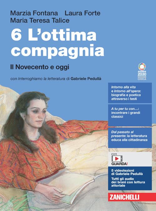 L'ottima compagnia. Per le Scuole superiori. Con e-book. Con espansione online. Il Novecento e oggi (Vol. 6) Professional & Reference Books