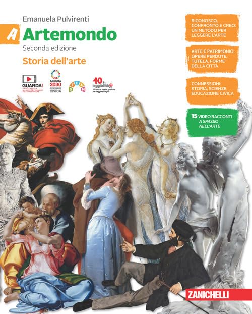 Artemondo. Storia dell'arte. Con Album e Linguaggio visivo e tecniche artistiche. Per la Scuola media. Con e-book (Vol. A-B) Professional & Reference Books