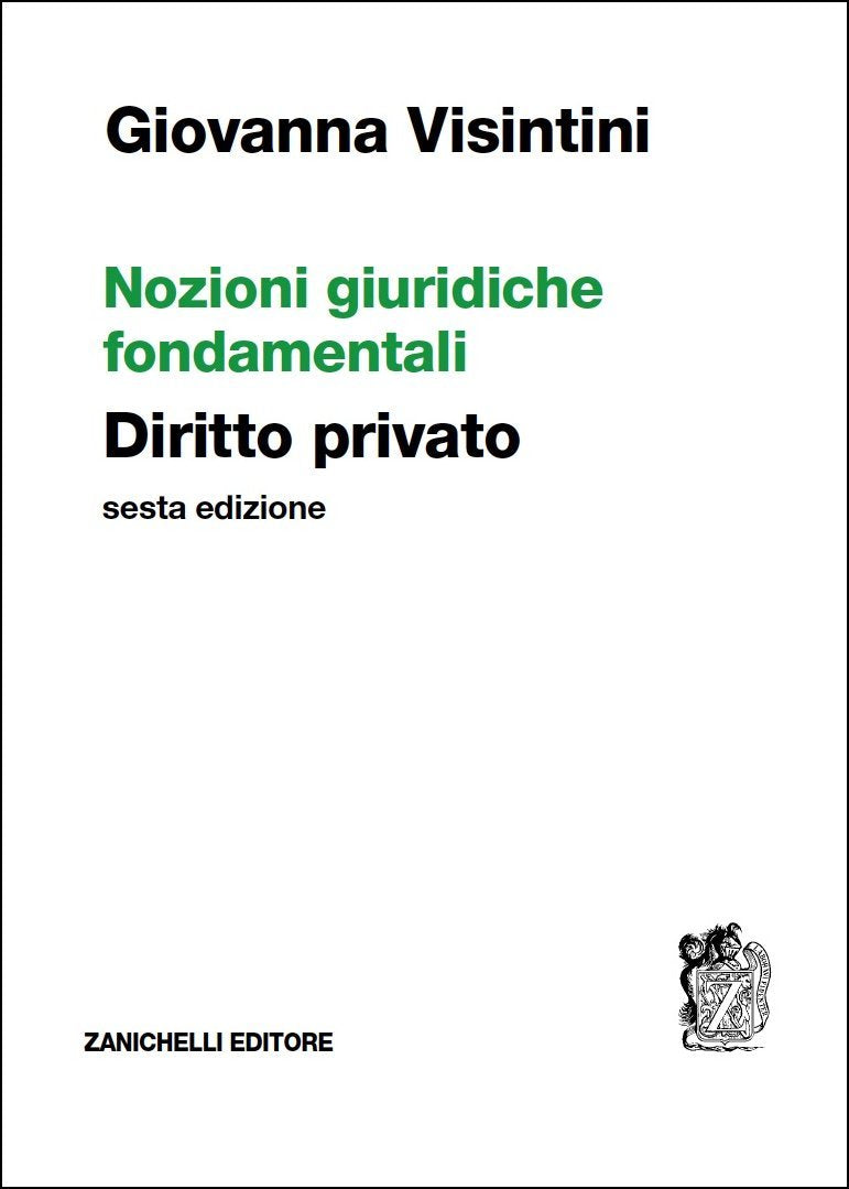 Nozioni giuridiche fondamentali. Diritto privato Law