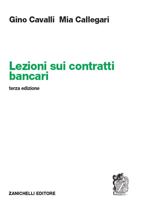 Lezioni sui contratti bancari book