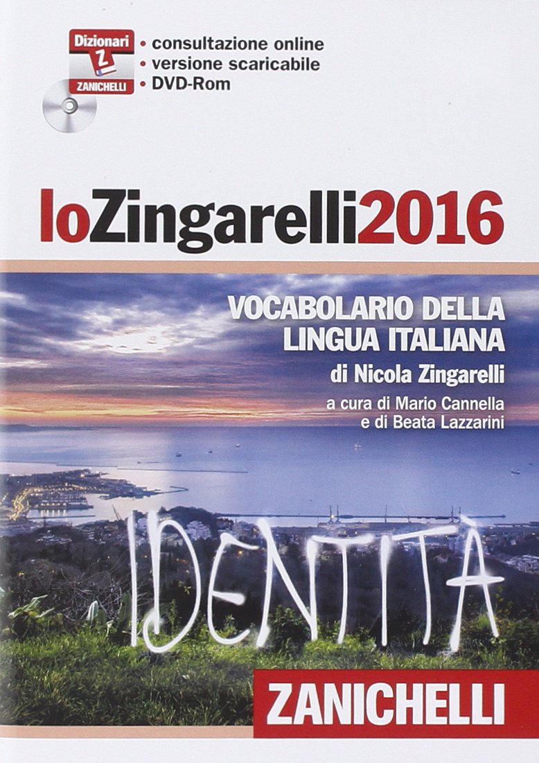 Lo Zingarelli 2016. Vocabolario della lingua italiana. DVD-ROM dvd