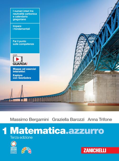 Matematica.azzurro. Per le Scuole superiori. Con Contenuto digitale (fornito elettronicamente) (Vol. 1) Professional & Reference Books