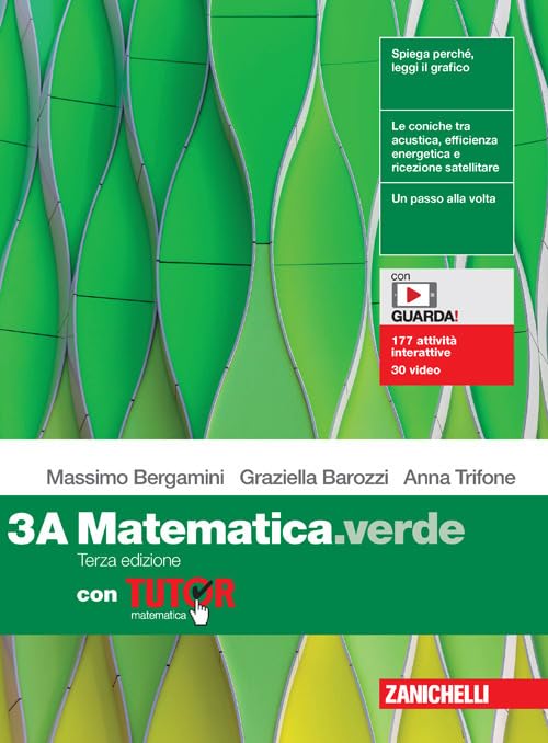 Matematica.verde. Con Tutor. Per le Scuole superiori. Con espansione online (Vol. 3A-3B) Professional & Reference Books