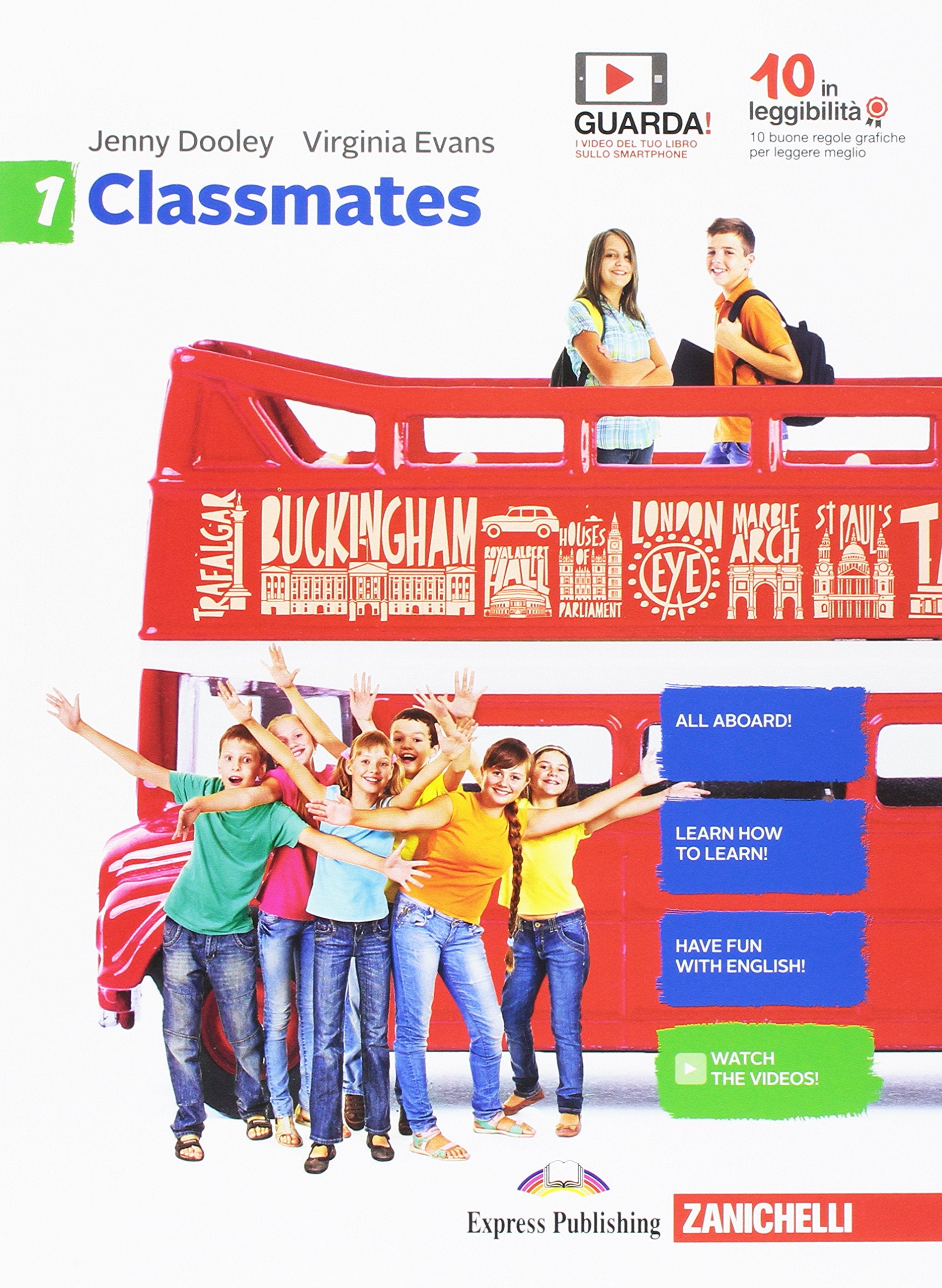 Classmates. Corso di inglese per la scuola secondaria di primo grado. Per la Scuola media. Con Contenuto digitale per download e accesso online. Con 10 CD-Audio (Vol. 1) Professional & Reference Books