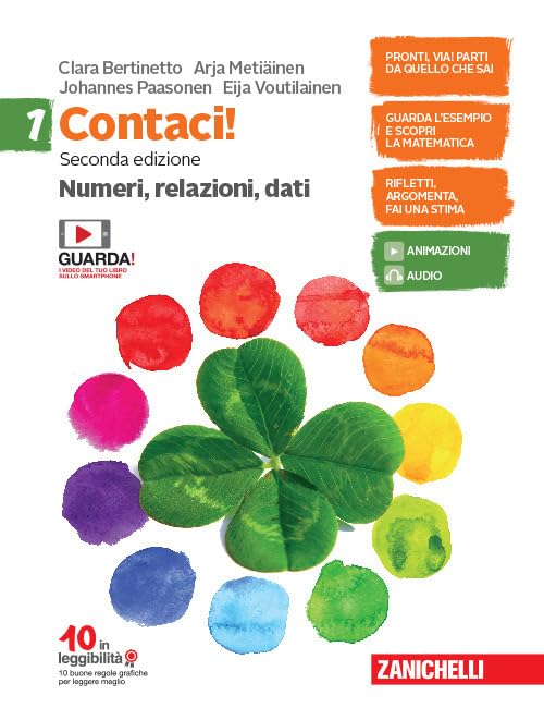 Contaci! Confezione Numeri, relazioni, dati 1 + Misure, spazio e figure 1 + Tavole numeriche book