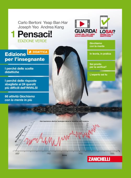 Pensaci! Ediz. verde. Per le Scuole superiori. Con e-book (Vol. 1) Professional & Reference Books
