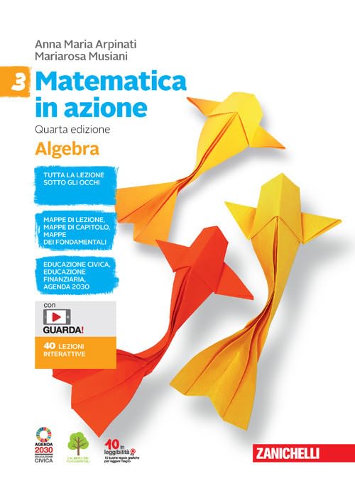 Matematica in azione. Algebra-Geometria. Per la Scuola media. Con e-book. Con espansione online (Vol. 3) Professional & Reference Books