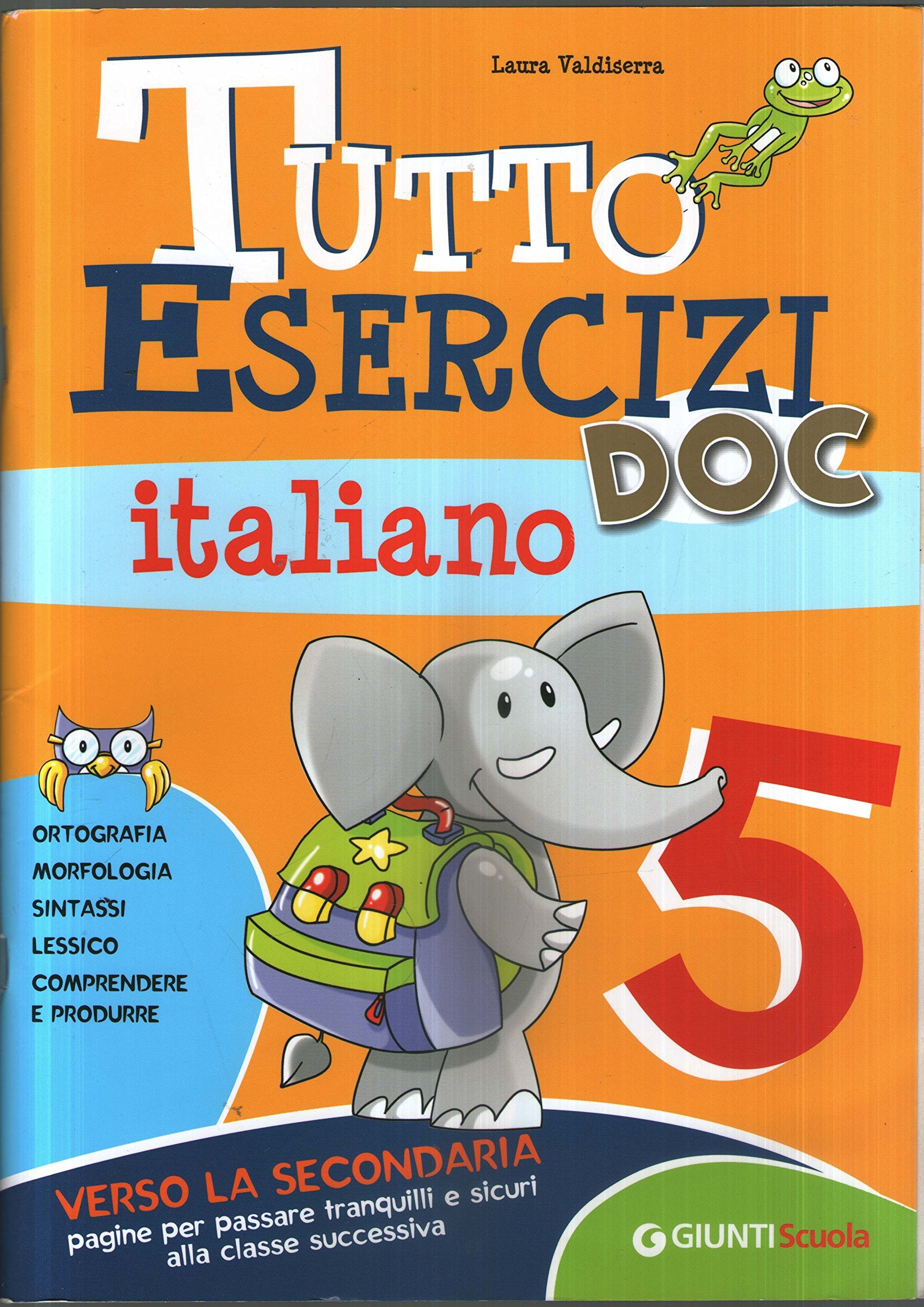 Tutto esercizi DOC Italiano 5 book