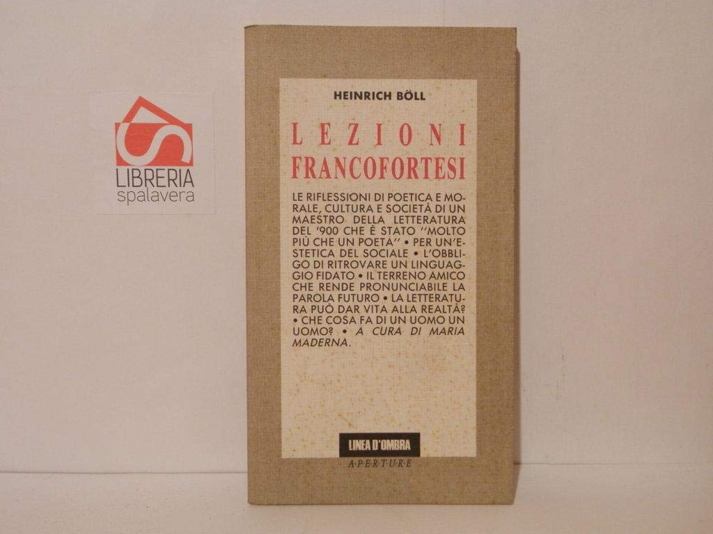 Lezioni francofortesi (1963). Books