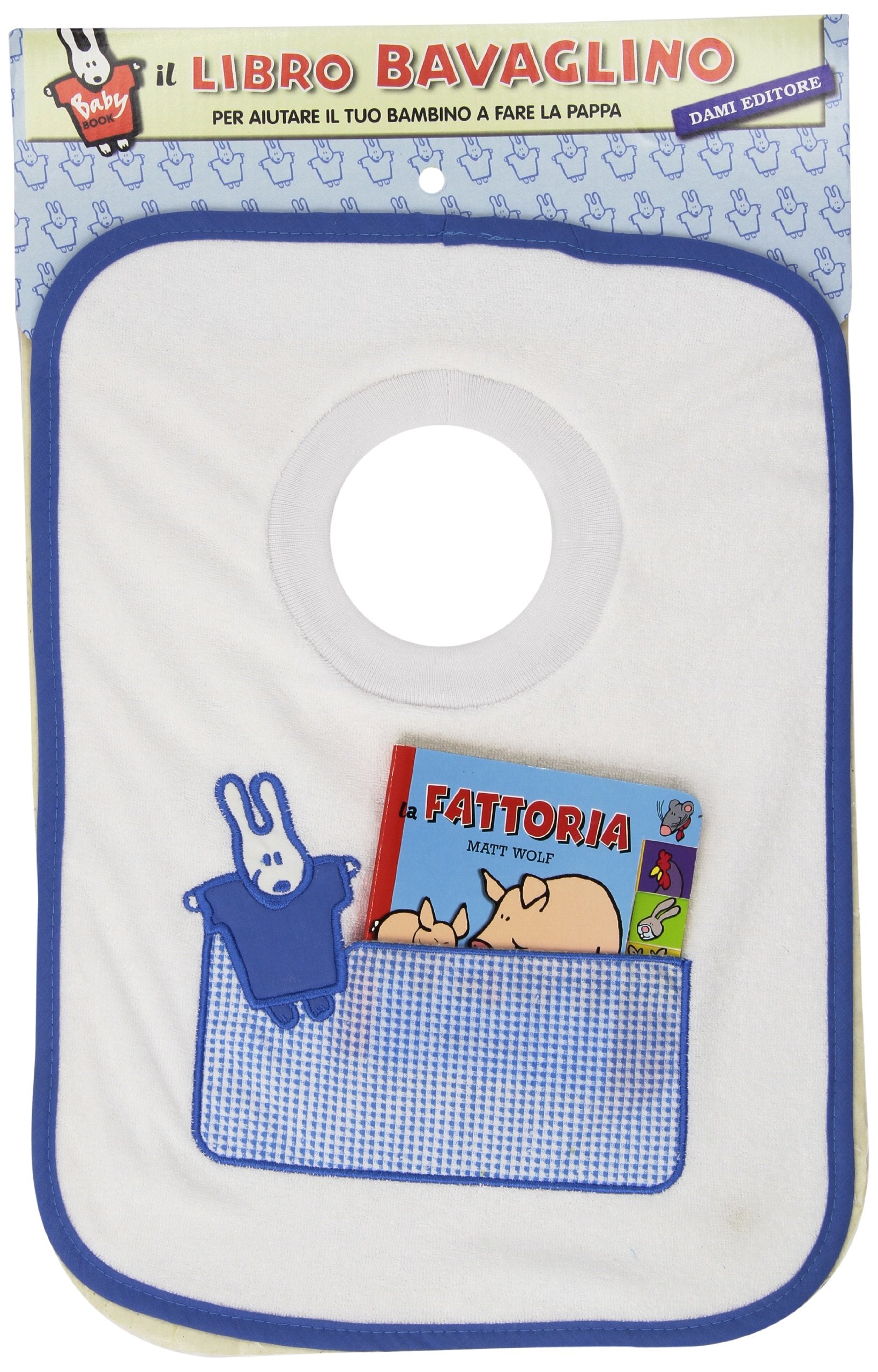 Il libro bavaglino blu. La fattoria Children's books