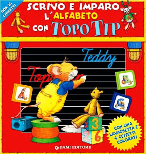 Scrivo e imparo l'alfabeto con Topo Tip. Valigetta. Ediz. illustrata. Con gadget book