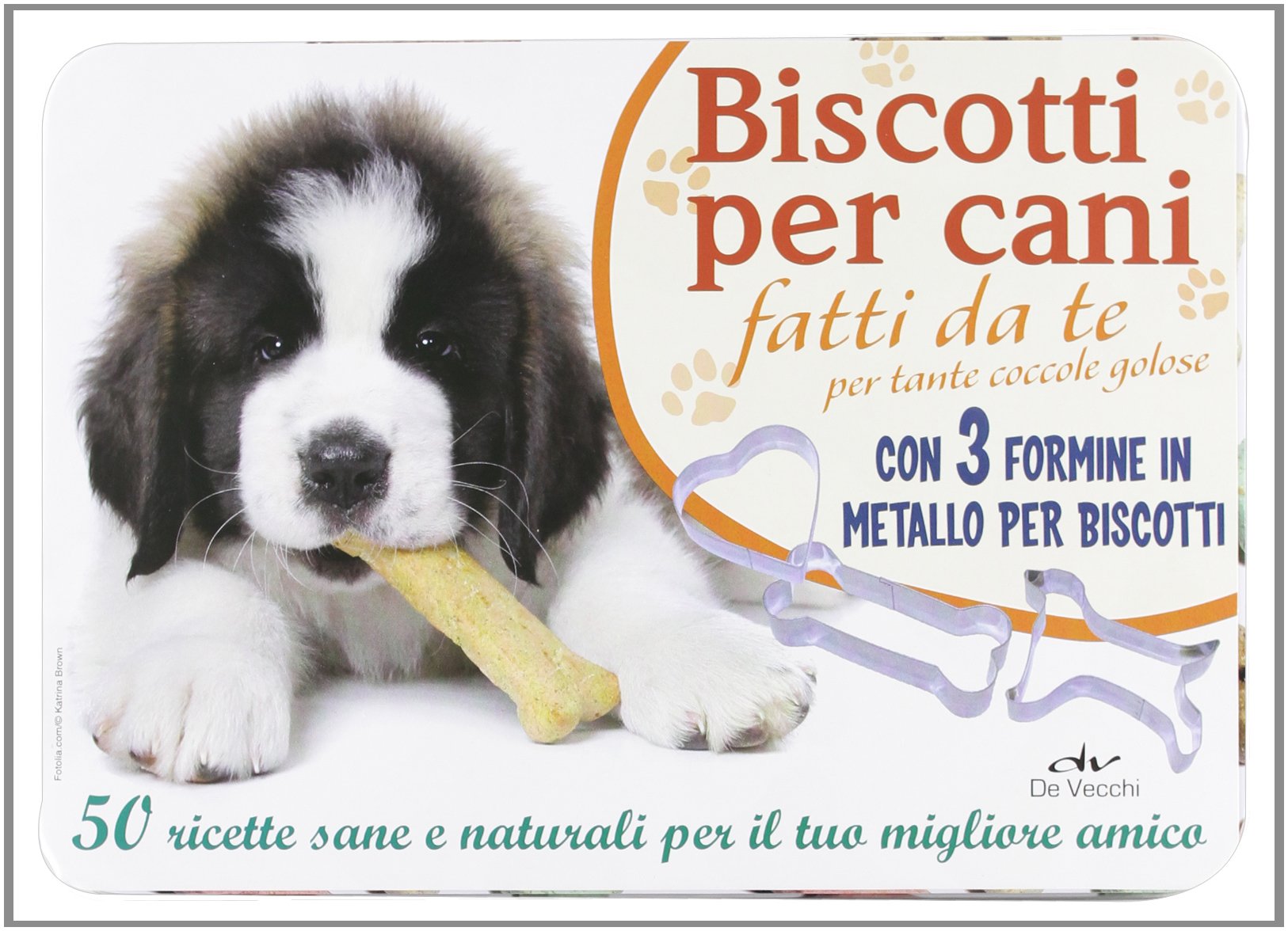 Biscotti per cani fatti da te. Per tante coccole golose. Con gadget book