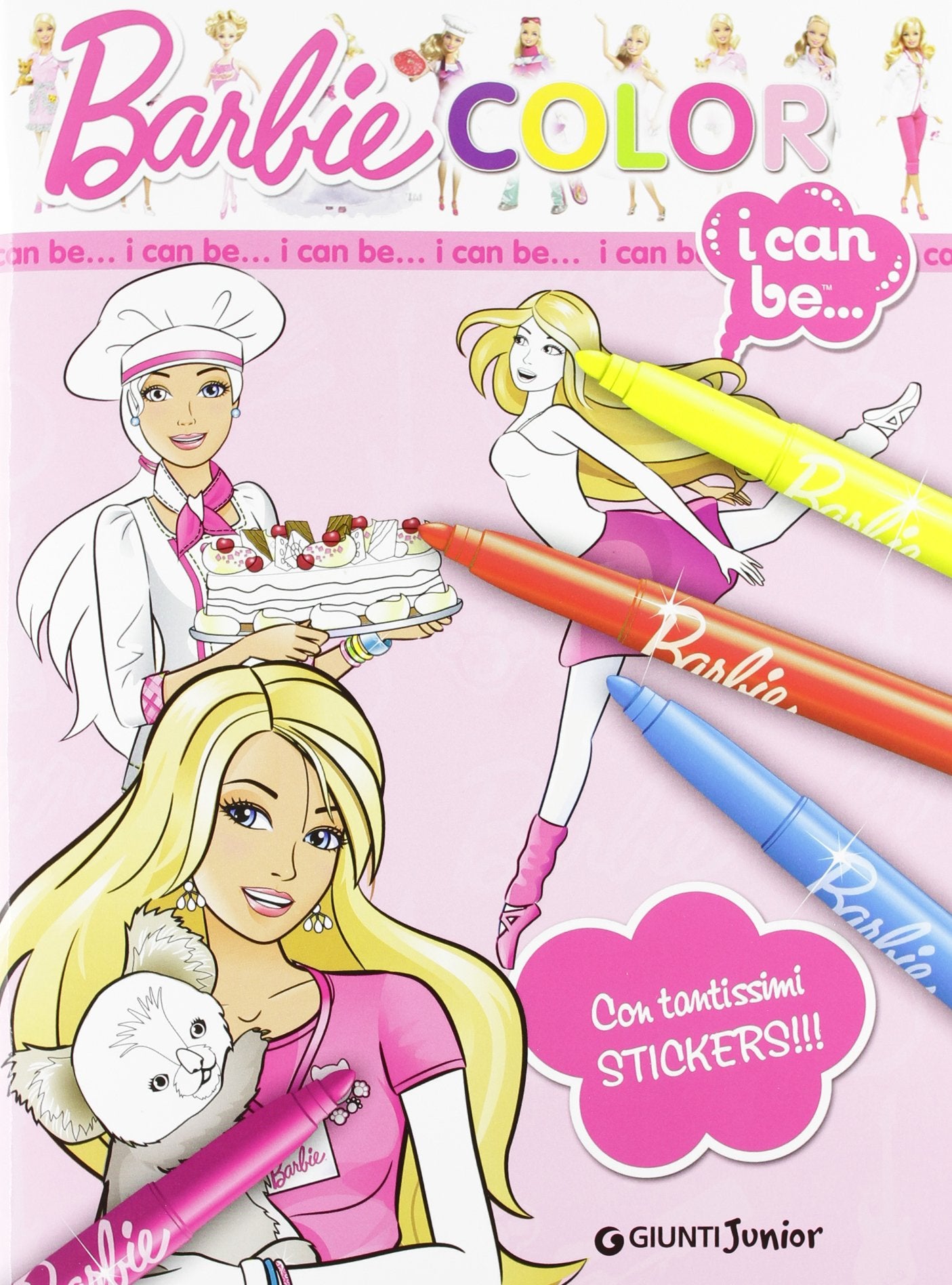 Barbie color. I can be. Con adesivi. Ediz. illustrata book
