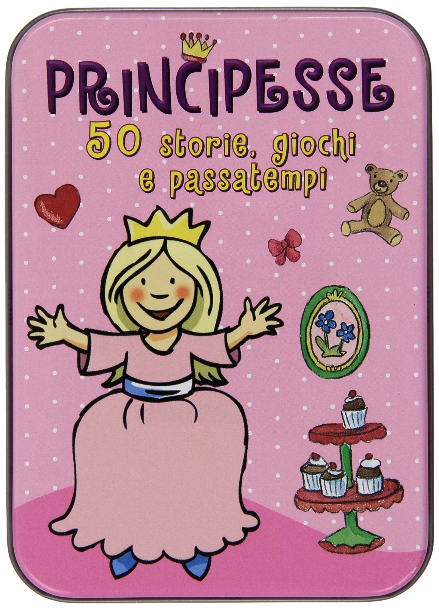Principesse. 50 storie, giochi e passatempi. Con adesivi. Ediz. illustrata book