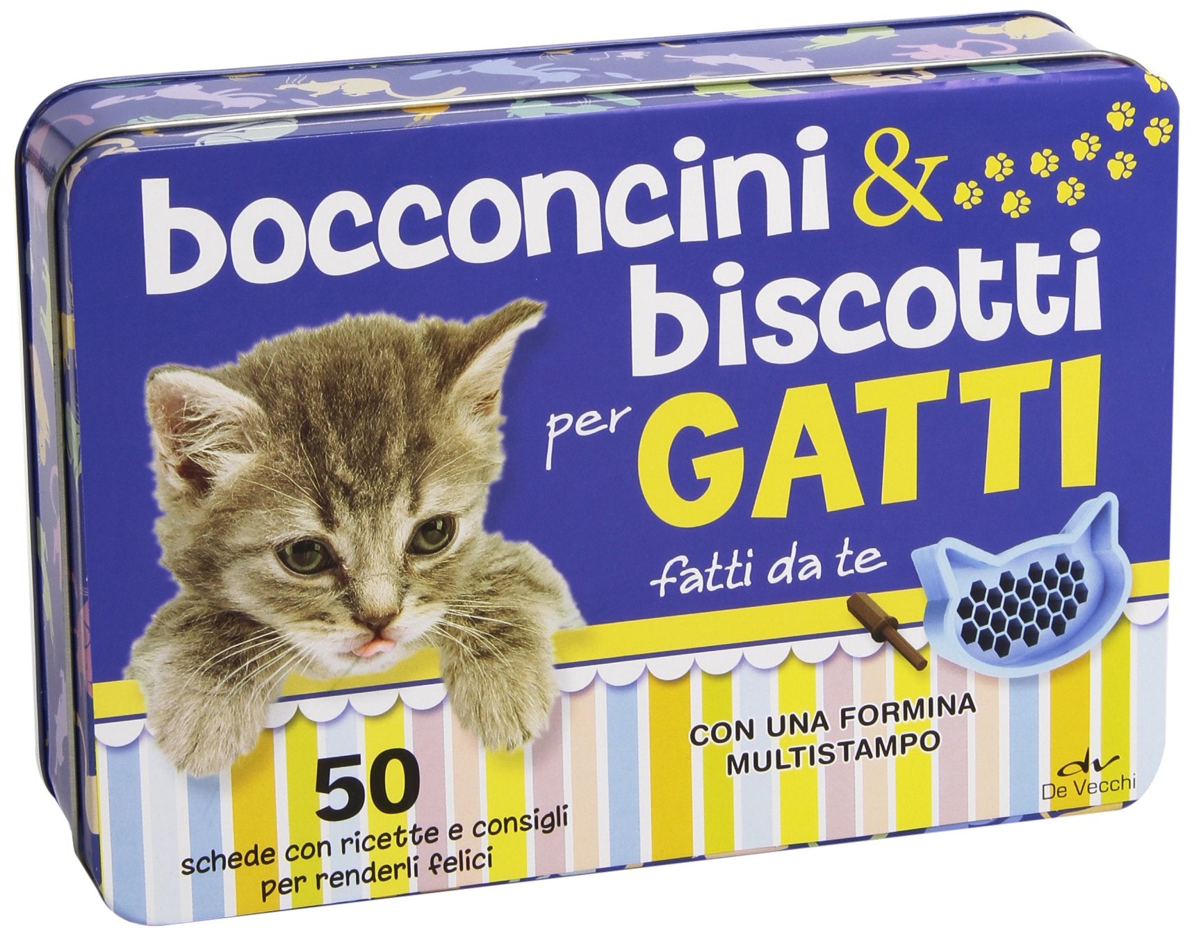Bocconcini & biscotti per gatti fatti da te. 50 schede con ricette e consigli per renderli felici. Con gadget book