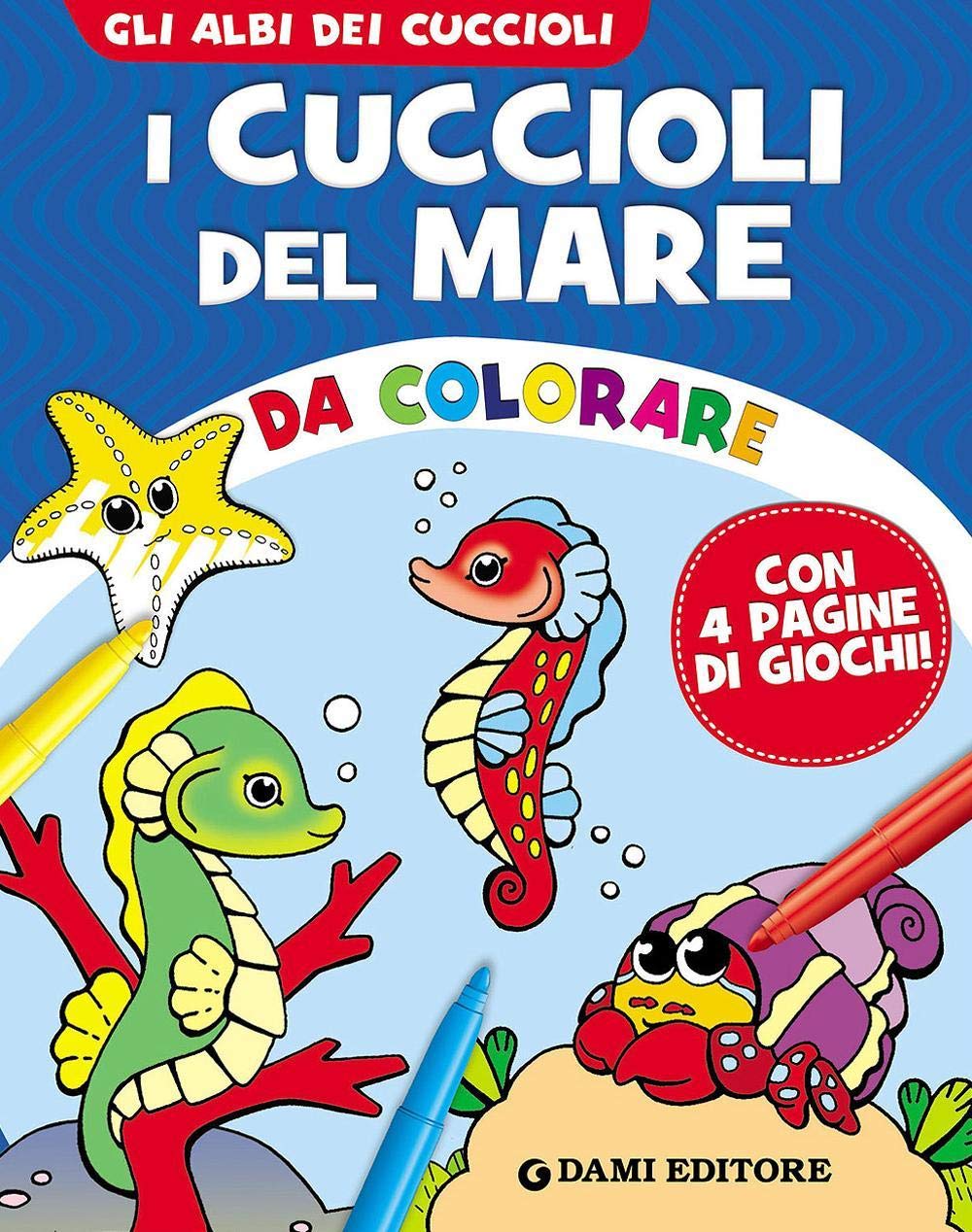 I cuccioli del mare da colorare book