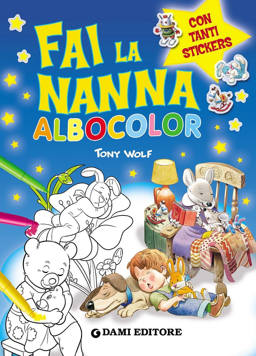 Fai la nanna. Albocolor. Con adesivi. Ediz. illustrata book