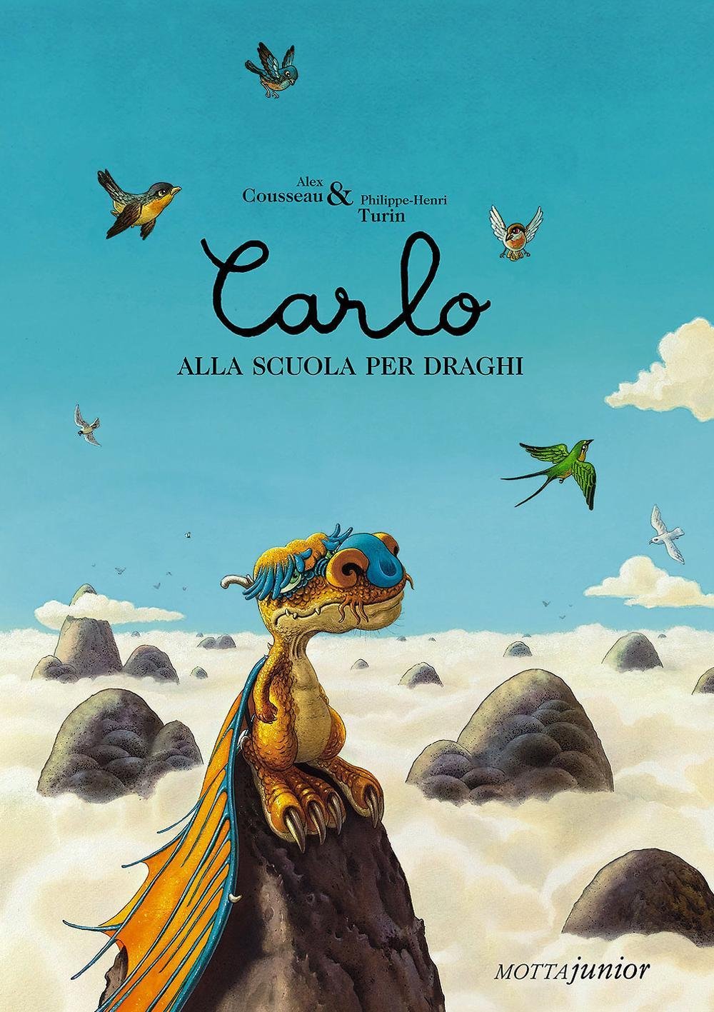 Carlo alla scuola per draghi. Ediz. illustrata book