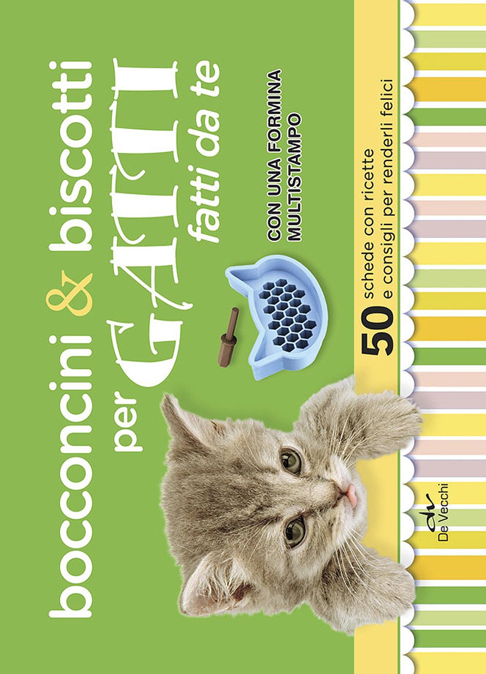 Bocconcini & biscotti per gatti fatti da te. 50 schede con ricette e consigli per renderli felici. Con gadget book
