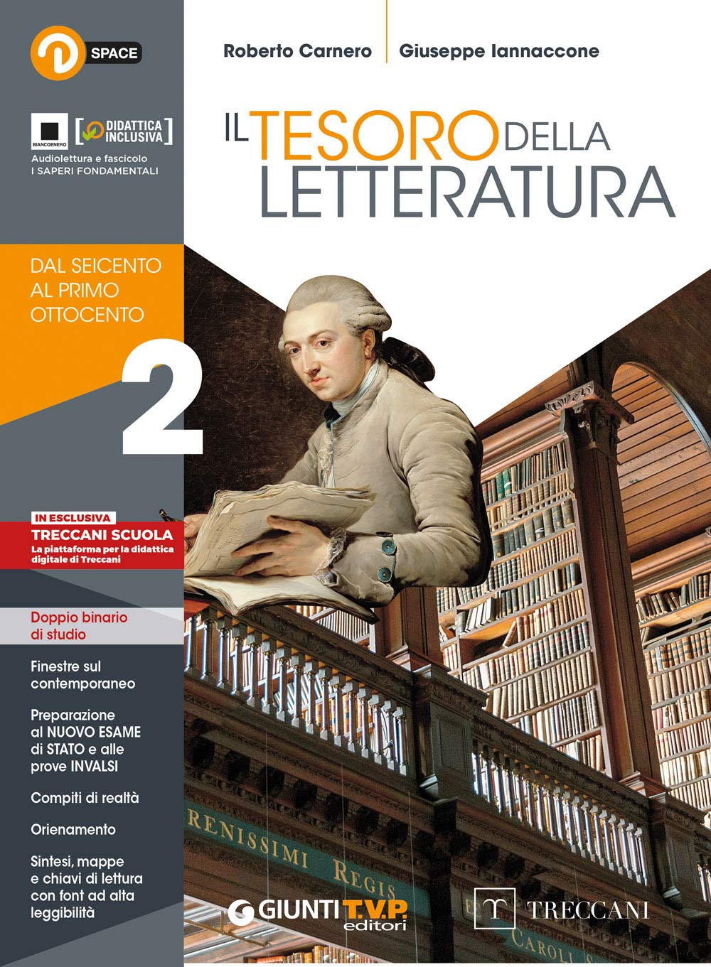 Tesoro della letteratura. Per le Scuole superiori. Con e-book. Con espansione online. Dal Seicento al primo Ottocento (Vol. 2) Professional & Reference Books