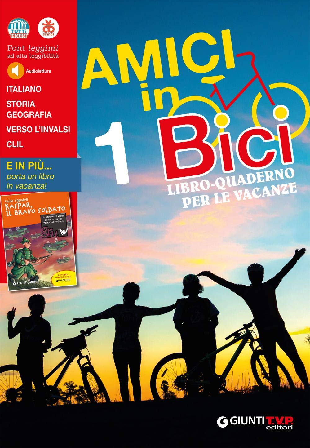 Amici in bici. Libro-quaderno per le vacanze. Per la Scuola media. Con Libro: Kaspar, il bravo soldato (Vol. 1) Professional & Reference Books