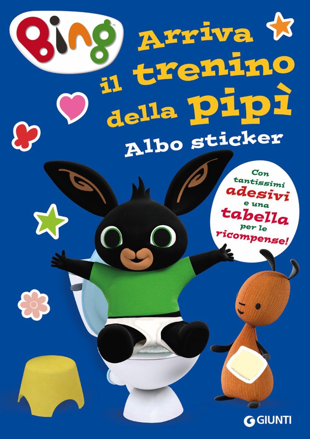 Arriva il trenino della pipì. Bing. Albo sticker. Ediz. a colori book