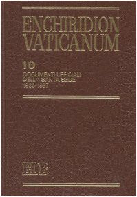 Enchiridion Vaticanum. Documenti ufficiali della Santa Sede (1986-1987) (Vol. 10) book
