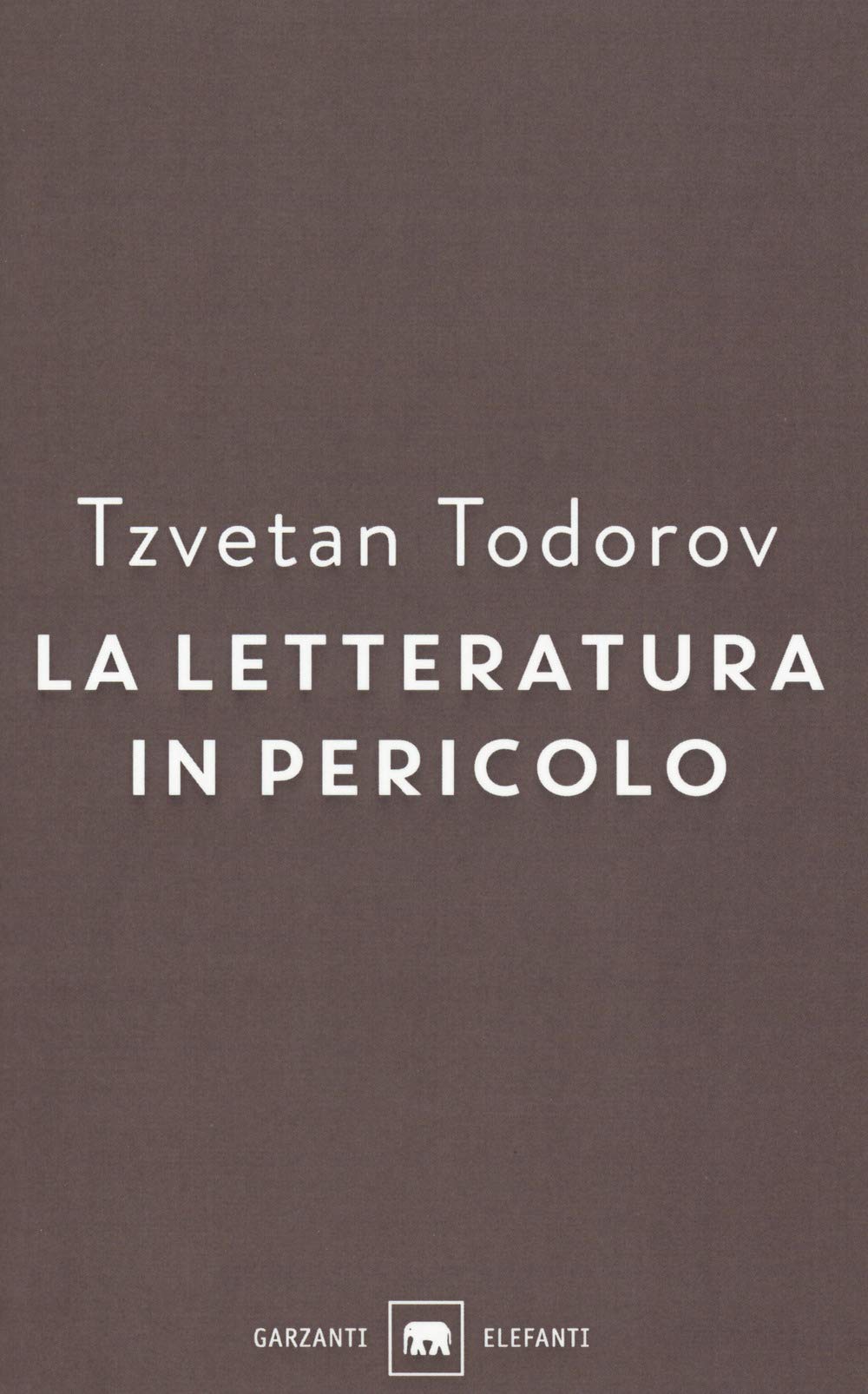 La letteratura in pericolo Contemporary literature