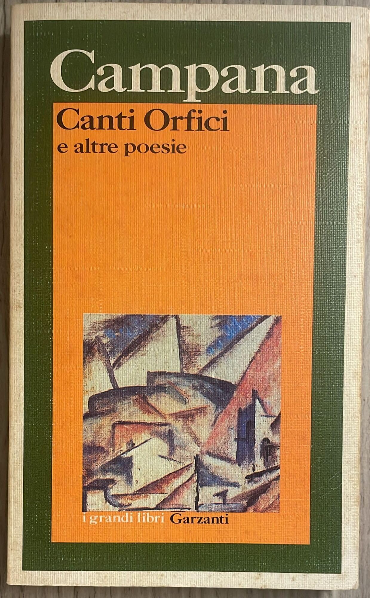 Canti orfici e altre poesie book