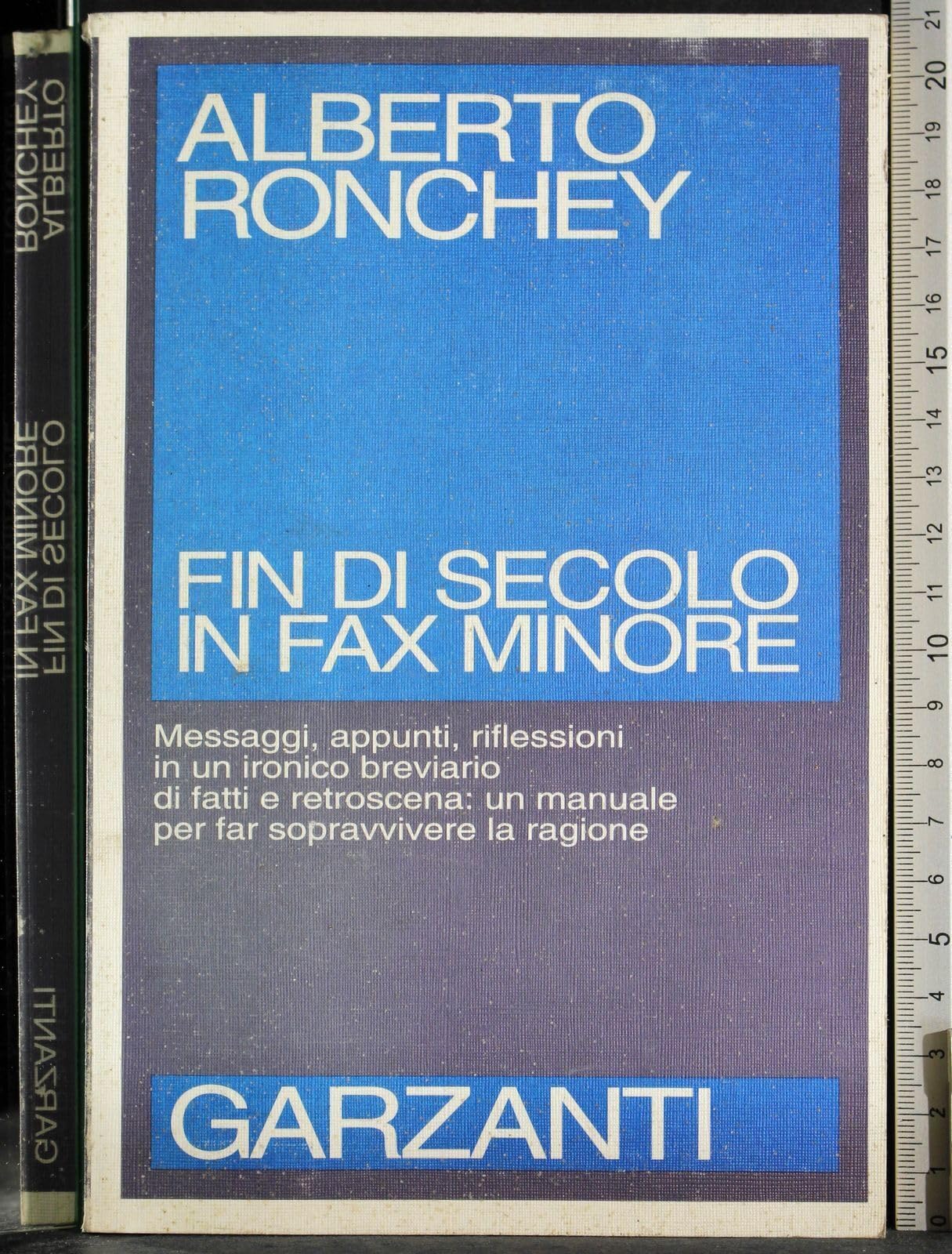 Fin di secolo in fax minore. Messaggi, appunti, riflessioni in un ironico breviario (Saggi blu) Books