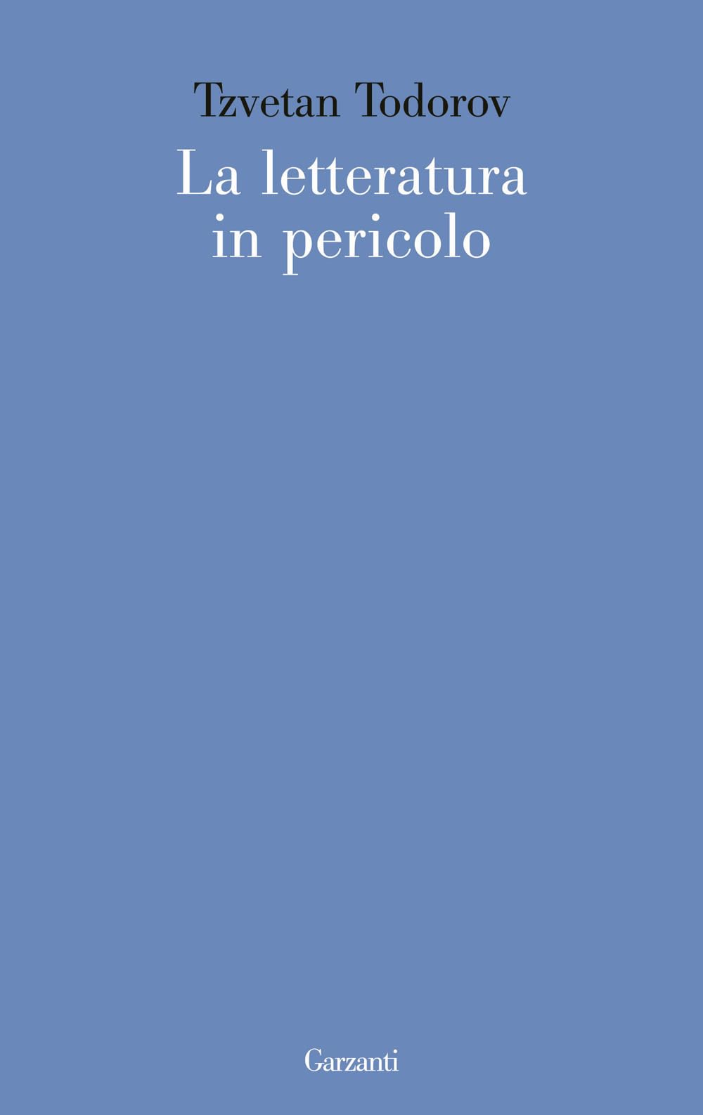 La letteratura in pericolo book