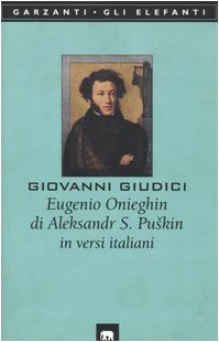 Eugenio Onieghin di Aleksandr S. Puskin in versi italiani book