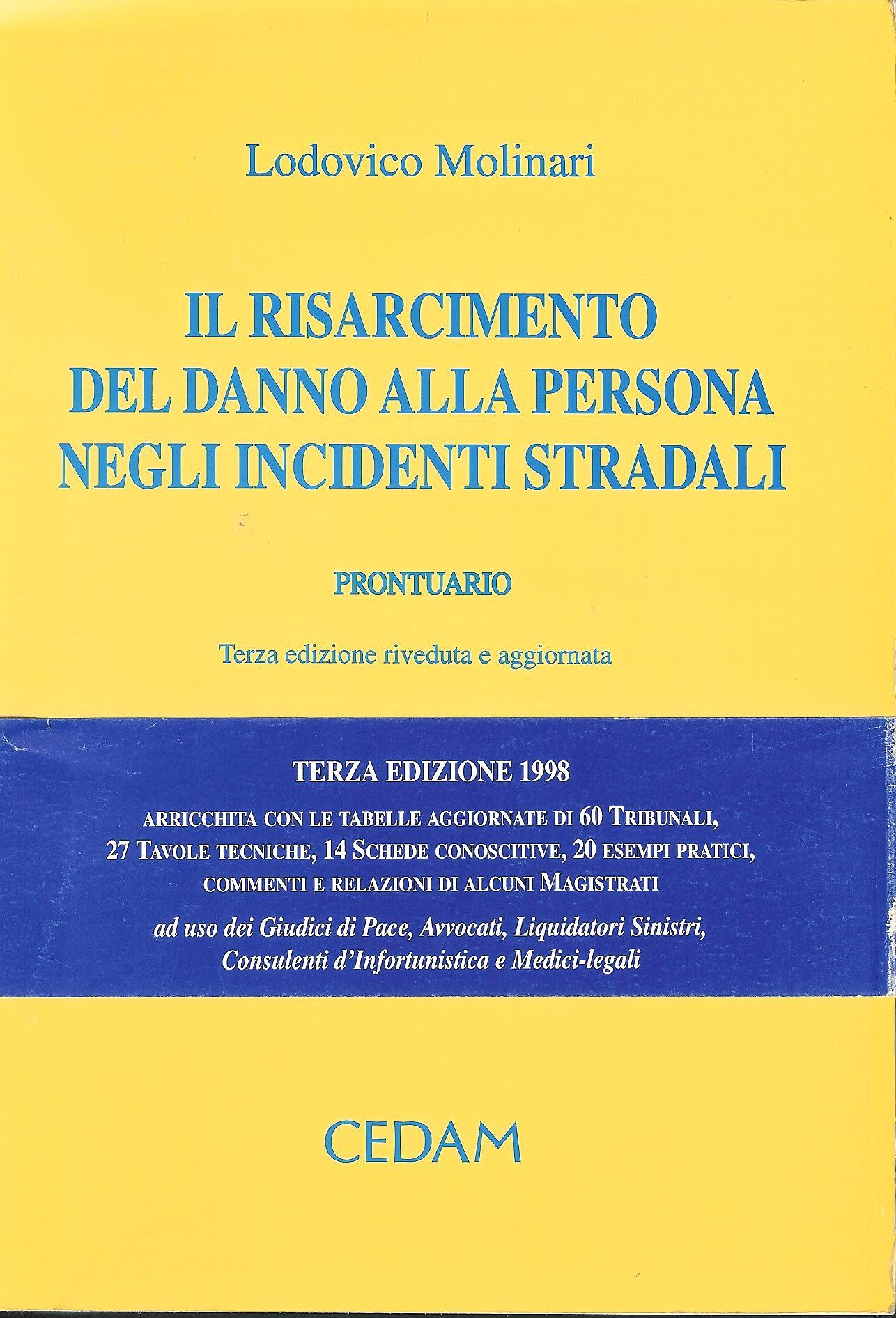 Il risarcimento del danno alla persona negli incidenti stradali. Prontuario. Il risarcimento nel Codice civile... book