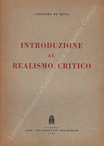 Introduzione al realismo critico Philosophy