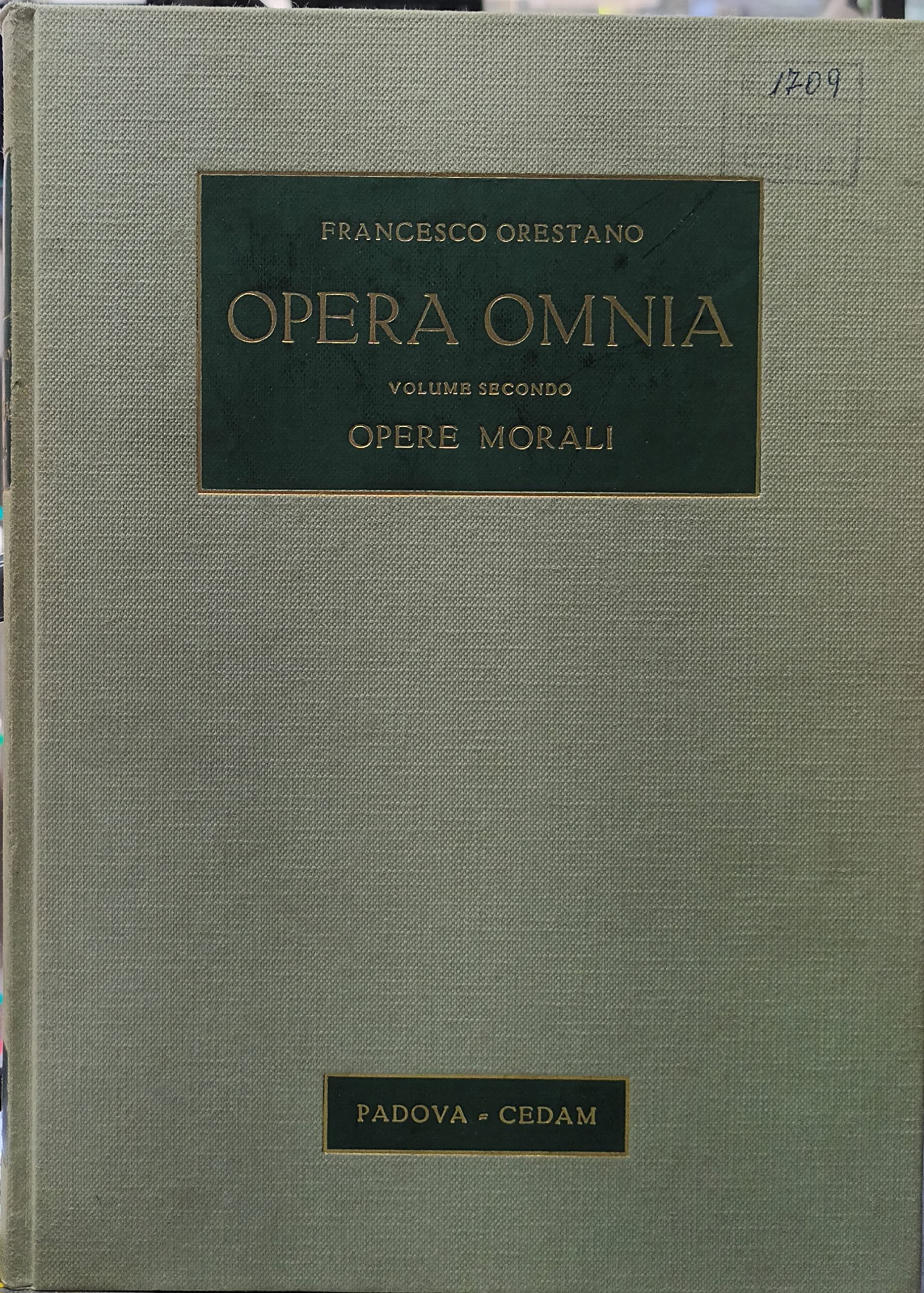Opera omnia. Opere morali (Vol. 2) (I filosofi siciliani) Philosophy