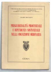 Pregiudizialità processuale e dipendenza sostanziale nella cognizione ordinaria (Ist. diritto processuale civile-Univ. Roma, Band 3) Law