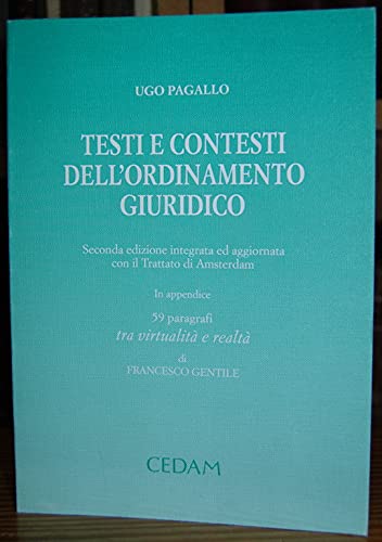 Testi e contesti dell'ordinamento giuridico. Sei studi di teoria generale del diritto Law