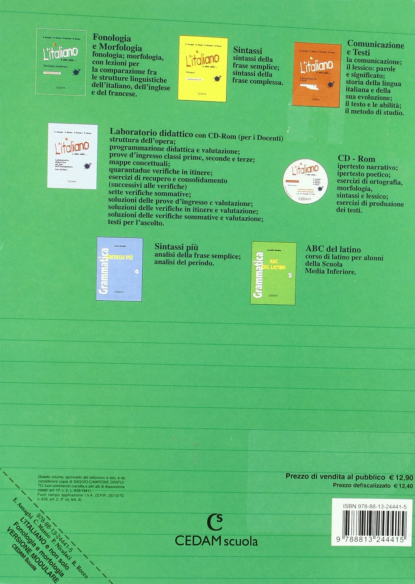 L'italiano e non solo... Ediz. modulare. Per la Scuola media Professional & Reference Books