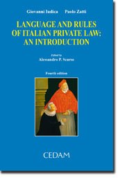 Language and rules of italian private law. An introduction book