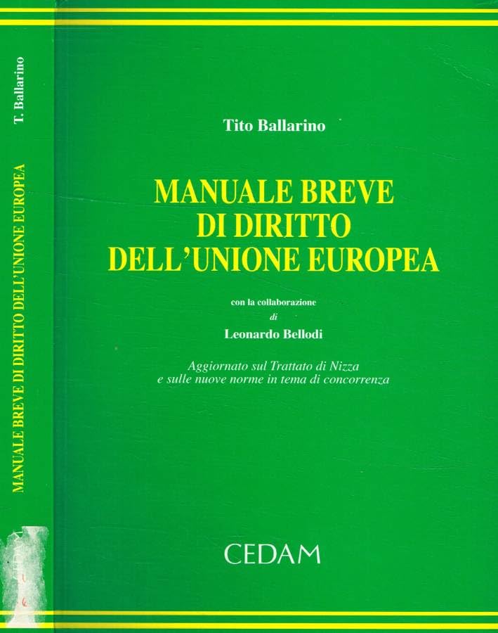Manuale breve di diritto dell'Unione Europea book