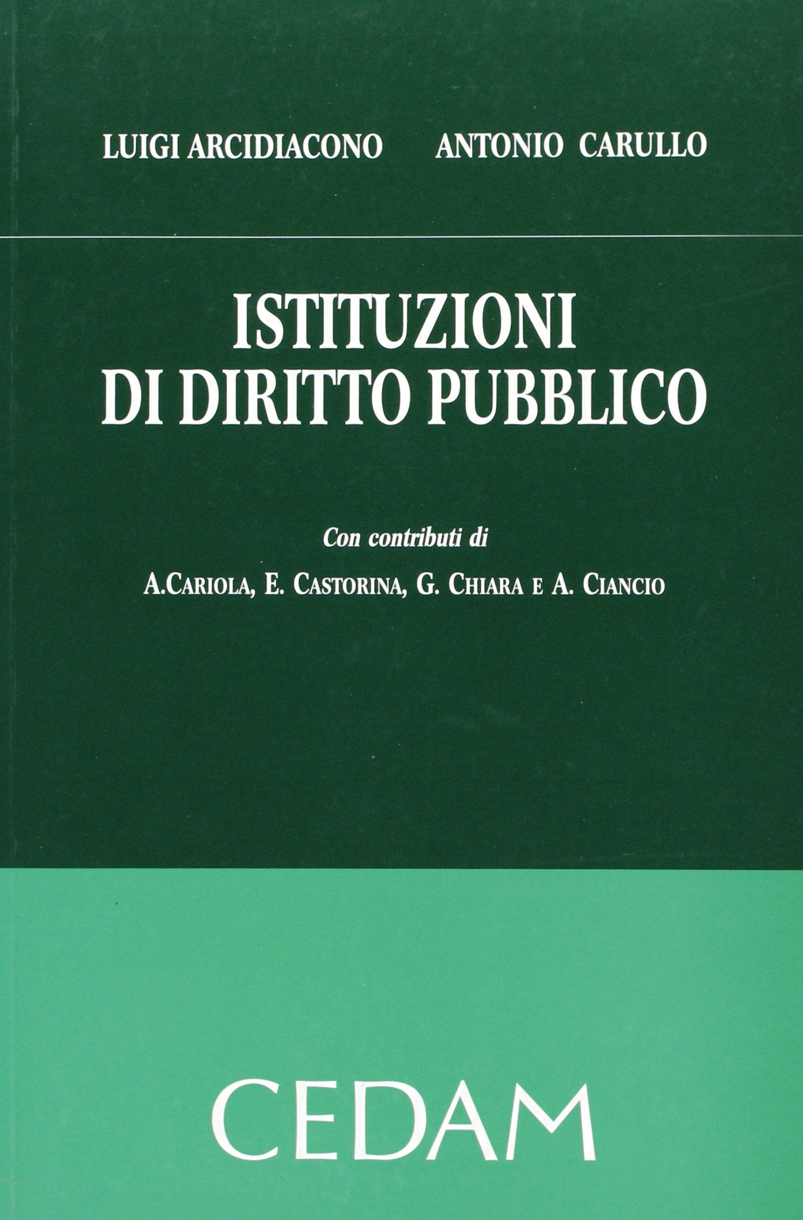 Product Image: Istituzioni di diritto pubblico